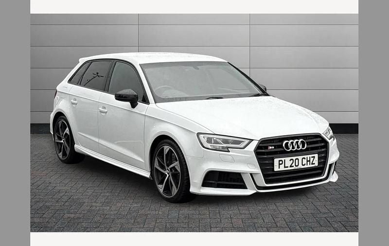 White Used 2020 Audi S3 Sportback Black Edition Hatchback | £28,950 - Image 1/4