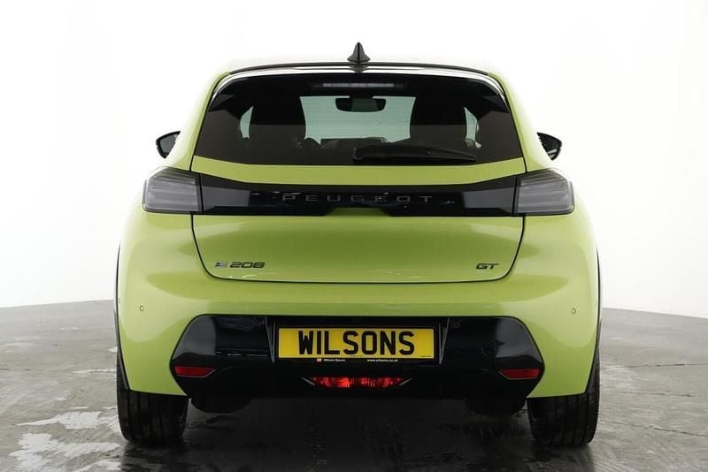 Yellow Used 2024 Peugeot e-208 GTi Hatchback | £17,799 (Fair price) - Image 1/3
