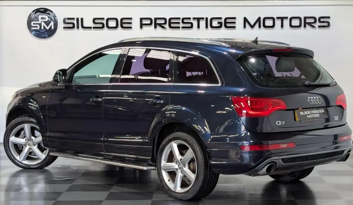 Begagnad Audi Q7 S-Line 2010 Blå SUV