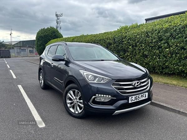 Blue Used 2015 Hyundai Santa Fe Premium SUV | £10,995 (Fair price) - Image 1/4