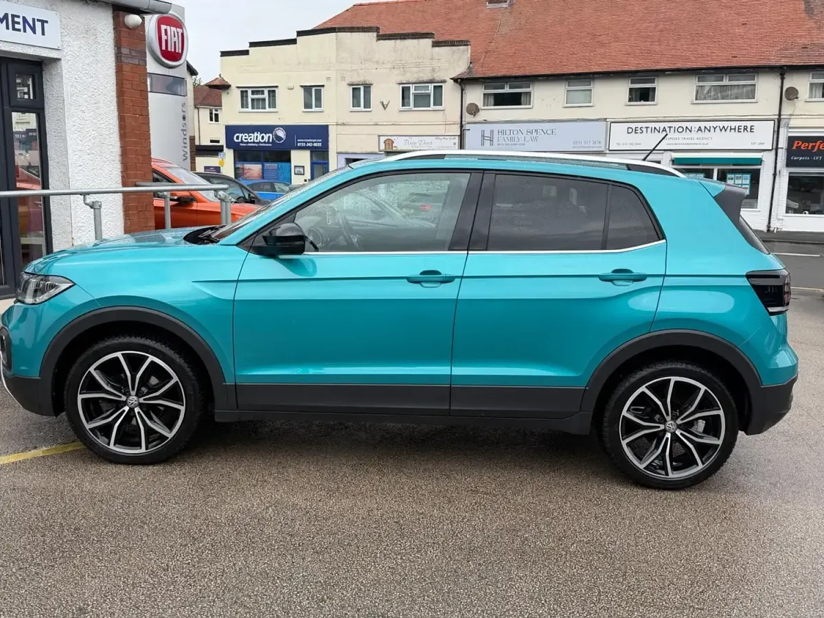 Used VW T-Cross SEL 115 HP (84 kW) 2019 Turquoise SUV
