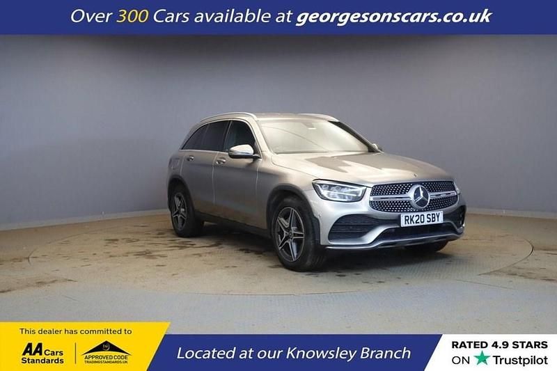 Silver Used 2020 Mercedes GLC220 AMG line SUV | £22,750 (Fair price) - Image 1/4