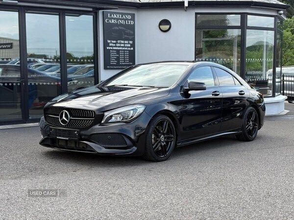 Black Used 2018 Mercedes CLA220 AMG line Sedan | £15,995 (A bit pricey) - Image 1/4