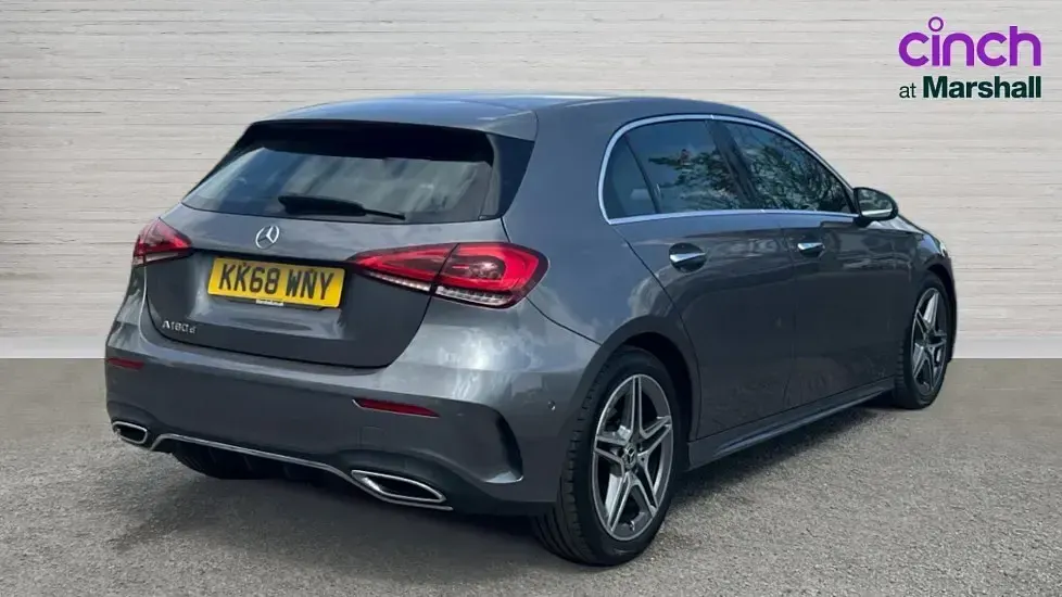 Used Mercedes A180 AMG Line Premium 116 HP (85 kW) 2019 Grey Hatchback