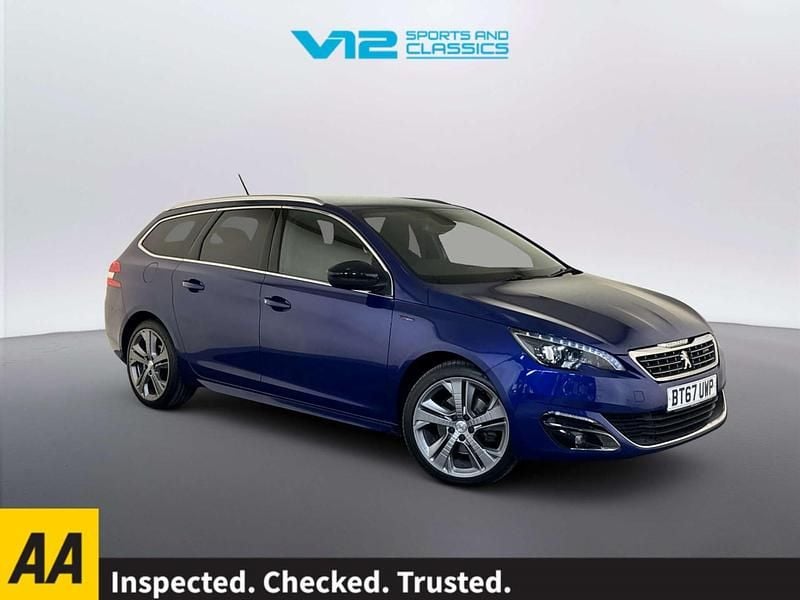 Used Peugeot 308 SW GT-line 150 HP (110 kW) 2017 Blue Estate