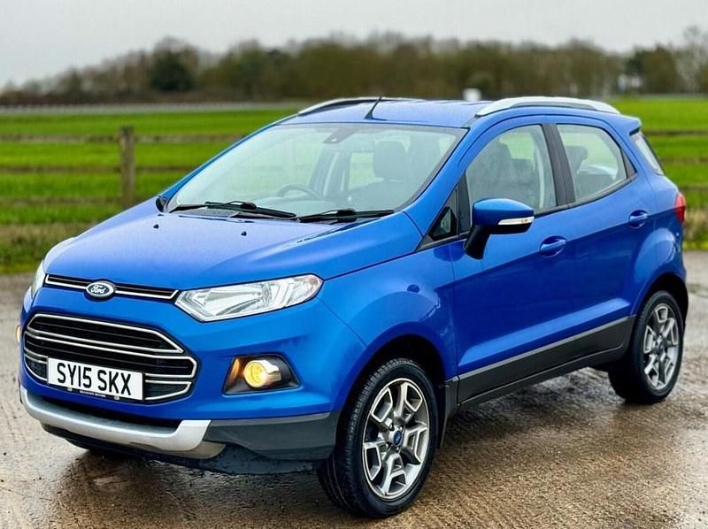 Used Ford Ecosport Titanium 125 HP (91 kW) 2015 Blue SUV