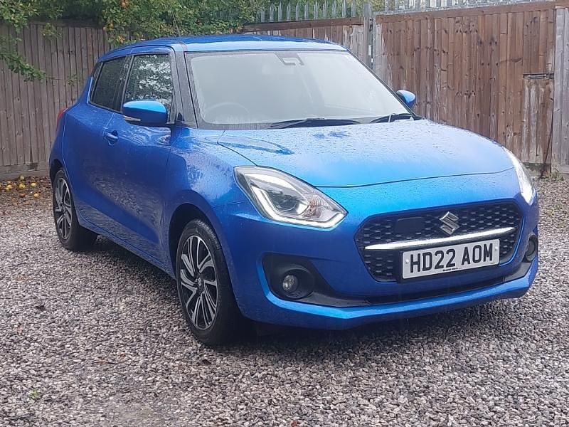 Blue Used 2022 Suzuki Swift SZ5 Hatchback | £16,498 (A bit pricey) - Image 1/4