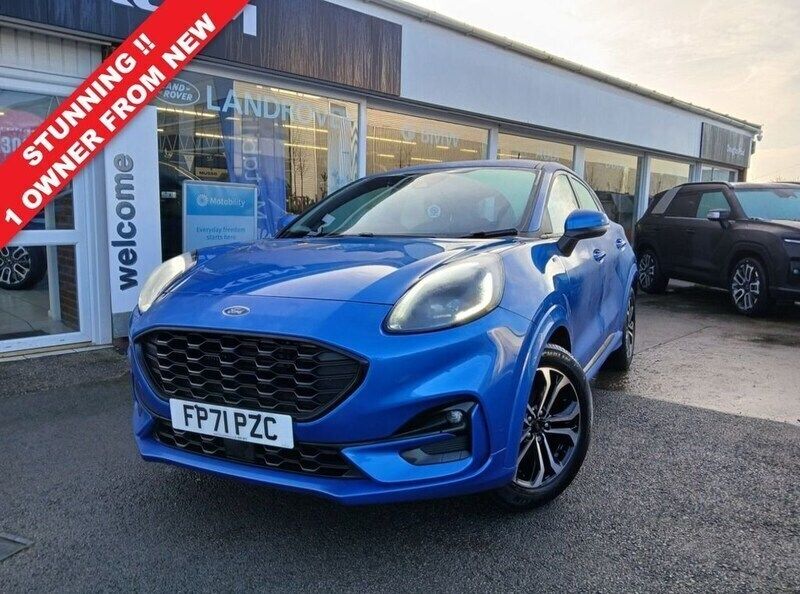 Blue Used 2021 Ford Puma ST-Line SUV | £14,999 (Fair price) - Image 1/3