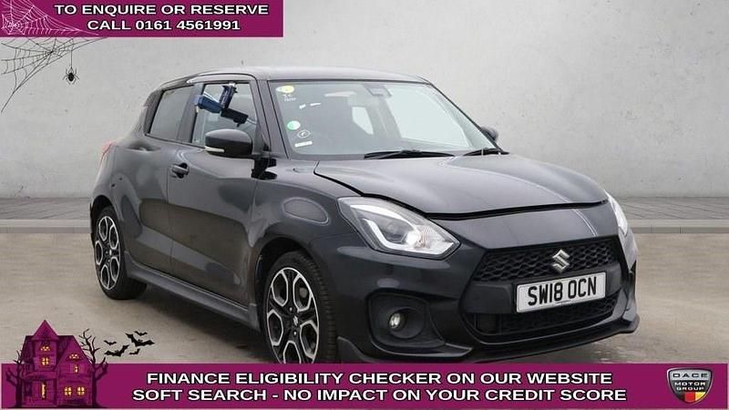 Black Used 2018 Suzuki Swift Sport Hatchback | £10,870 (Fair price) - Image 1/4