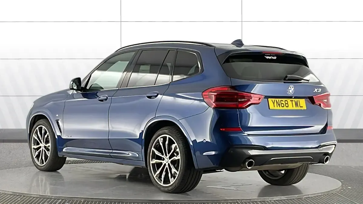 Used BMW X3 M Sport 184 HP (135 kW) 2018 Phytonic blue SUV