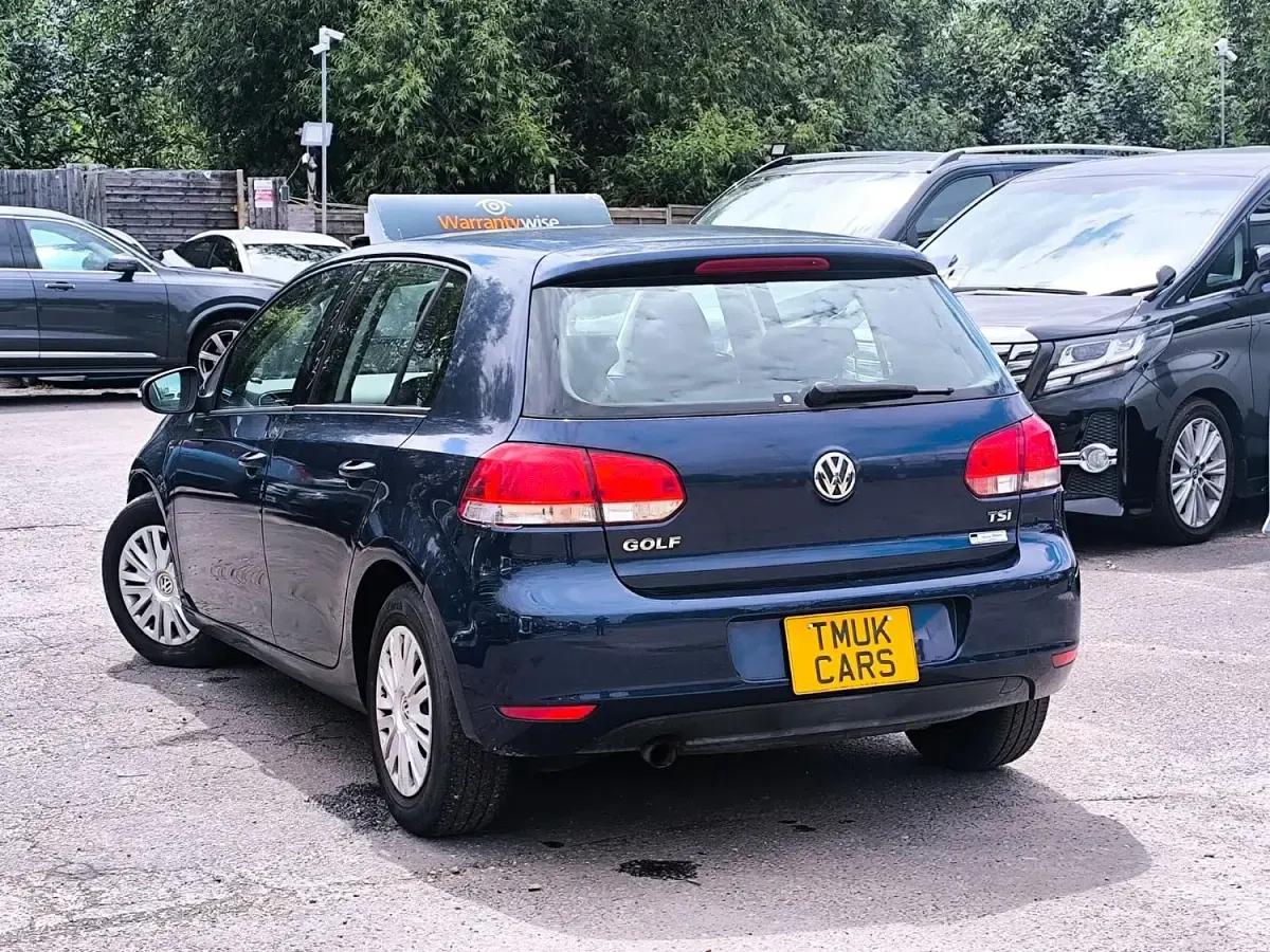 Used VW Golf VI 105 HP (77 kW) 2011 Blue Hatchback