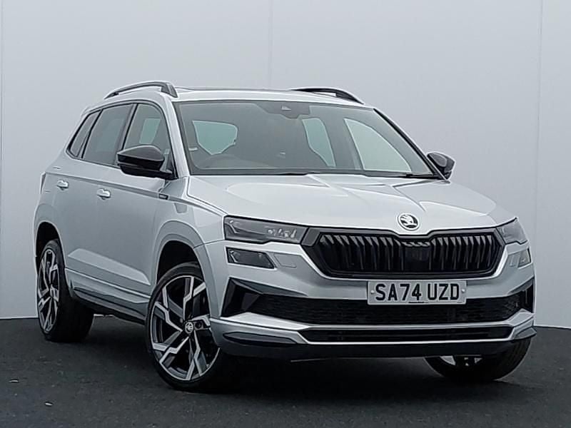 Used Skoda Karoq SportLine 150 HP (110 kW) 2024 Silver SUV