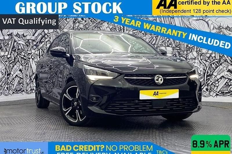 Used Vauxhall Corsa SRi 100 HP (73 kW) 2021 Black Hatchback