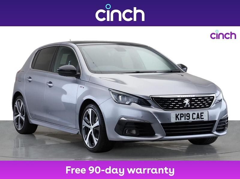 Grey Used 2019 Peugeot 308 GT-line Hatchback | £9,599 (Fair price) - Image 1/3