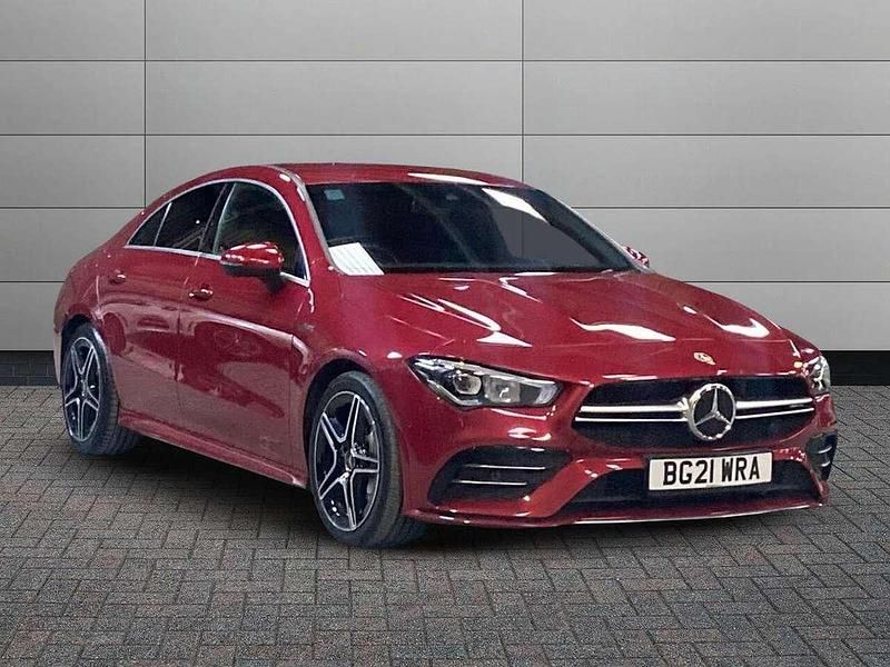 Red Used 2021 Mercedes CLA35 AMG Coupe | £26,250 (Super price) - Image 1/4