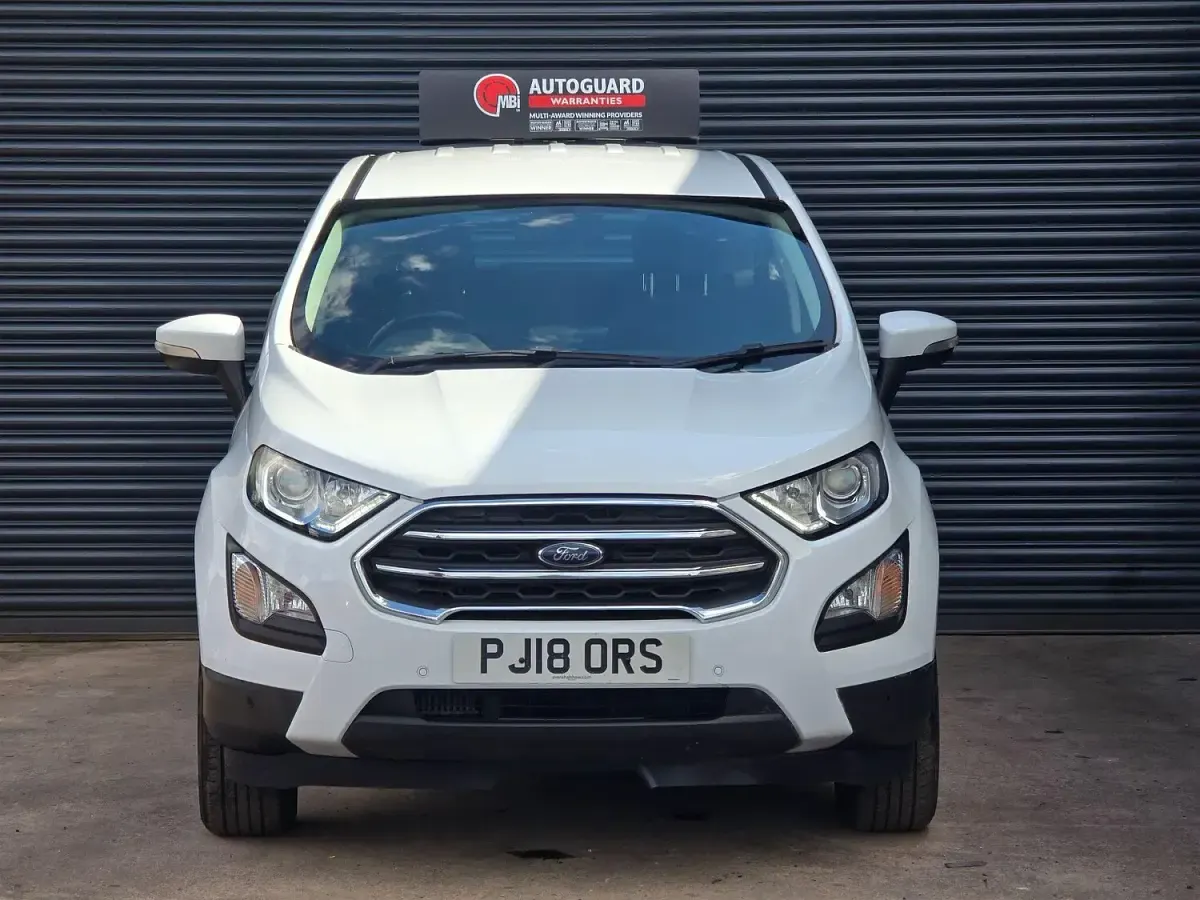 Used Ford Ecosport Zetec 125 HP (91 kW) 2018 White SUV