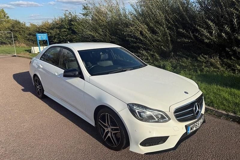 White Used 2016 Mercedes E220 AMG Sedan | £8,999 (Good price) - Image 1/1