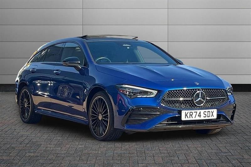 Used Mercedes CLA250e AMG Line Premium Plus 218 HP (160 kW) 2024 Spectral blue Sedan