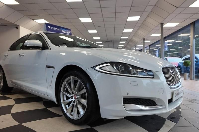 White Used 2014 Jaguar XF Premium Luxury Sedan | £6,995 (Fair price) - Image 1/1