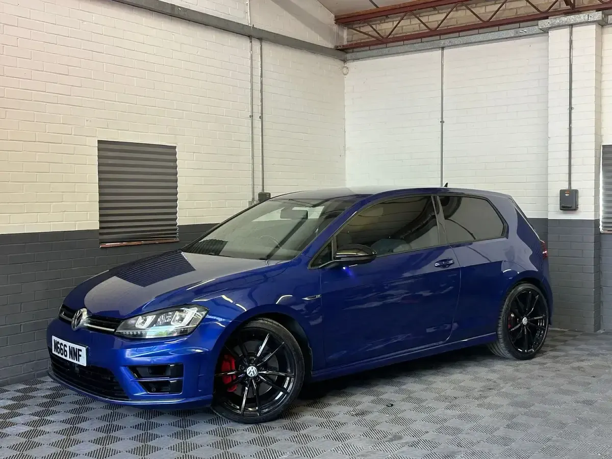 Used VW Golf VII R 2015 Blue Hatchback