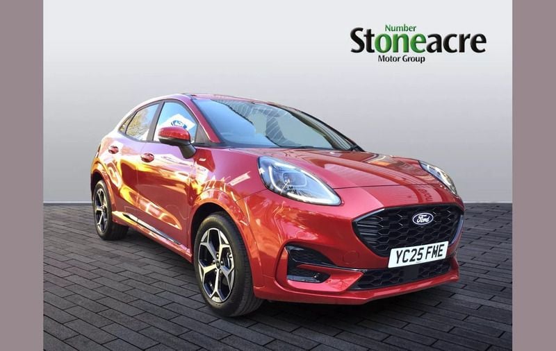 Red New 2025 Ford Puma ST-Line SUV | £23,995 (Good price) - Image 1/4