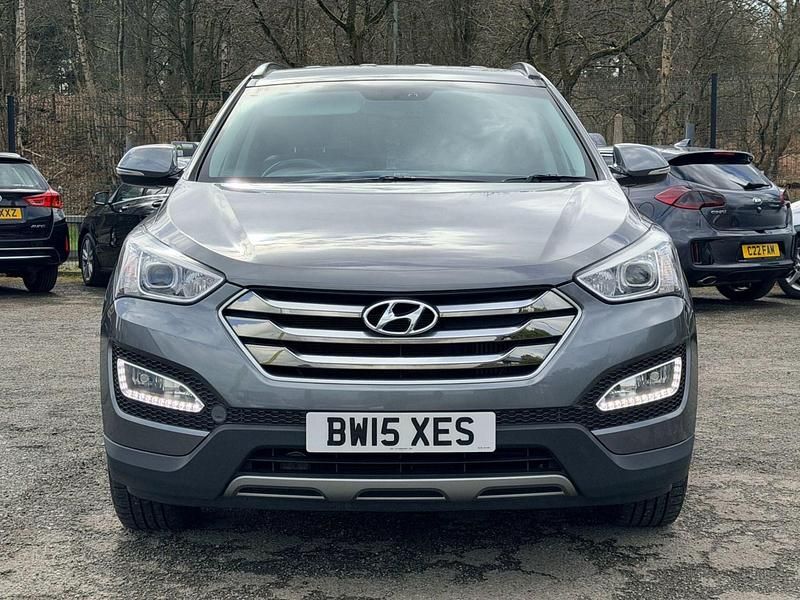 Used Hyundai Santa Fe Premium 2015 Silver SUV