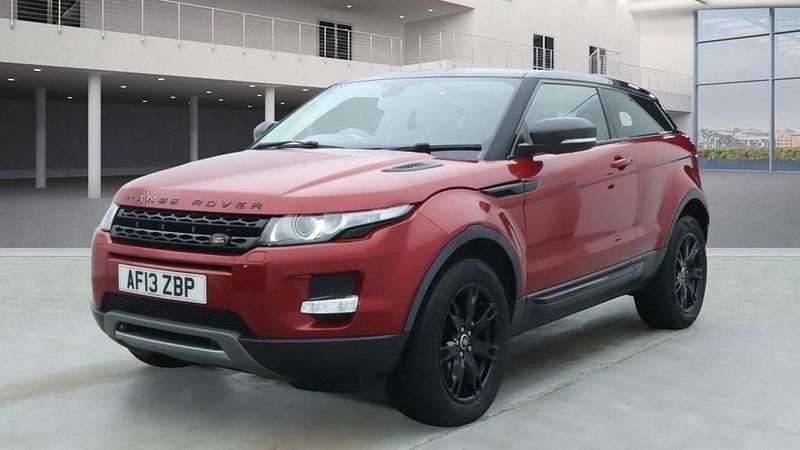 Red Used 2013 Land Rover Range Rover evoque Pure Coupe | £7,295 (Fair price) - Image 1/3