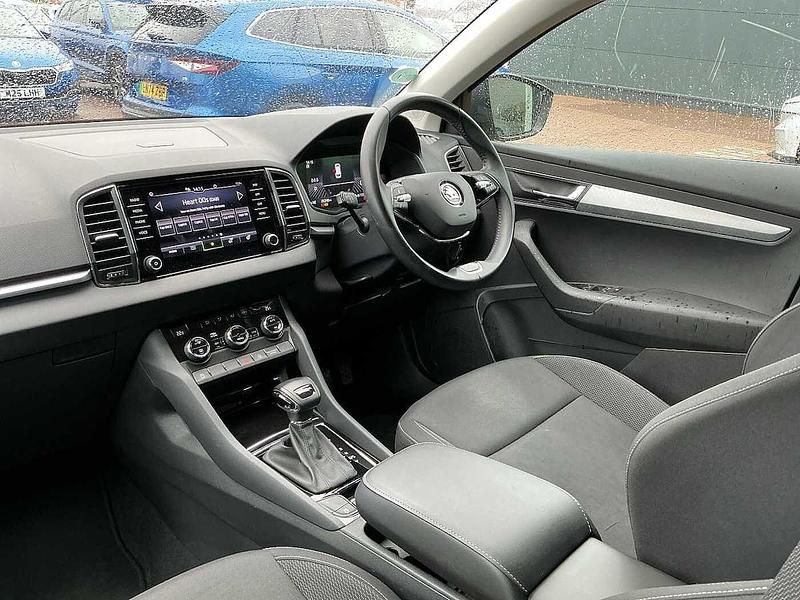 Used Skoda Karoq SE Drive 110 HP (80 kW) 2023 Graphite grey metallic SUV