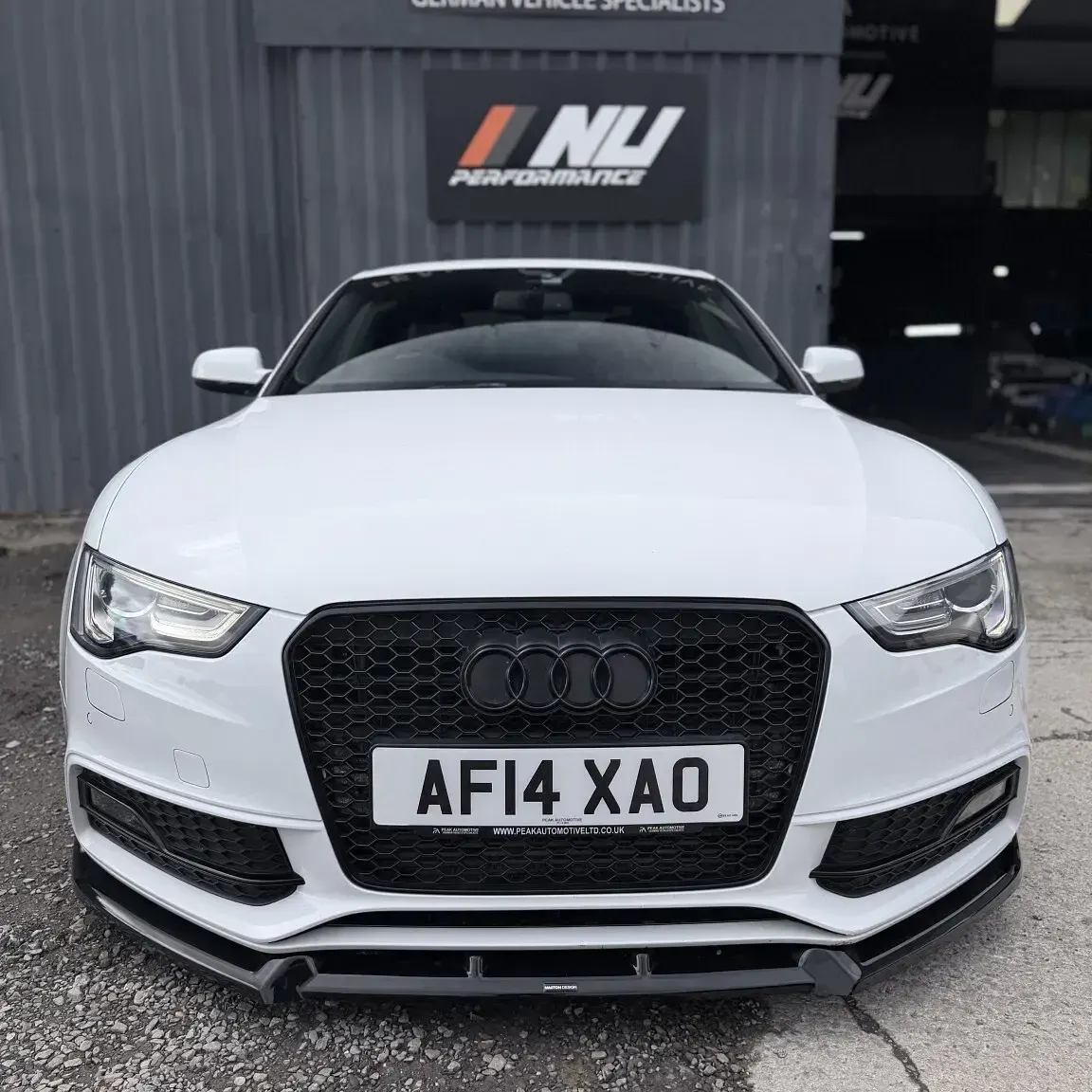Used Audi A5 Black Edition 245 HP (180 kW) 2014 White Coupe
