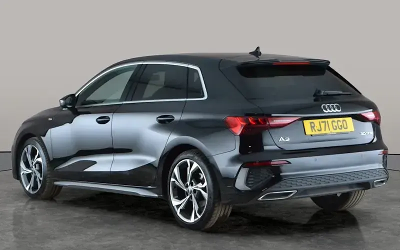 Used Audi A3 Sportback S-Line 110 HP (80 kW) 2022 Black Hatchback