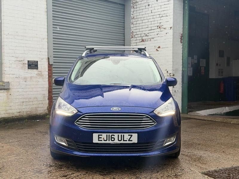 Used Ford Grand C-Max Titanium 125 HP (91 kW) 2016 Blue MPV