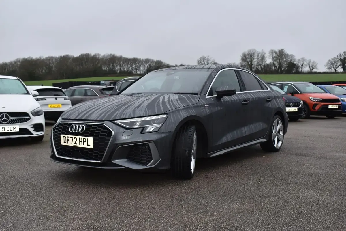 Used Audi A3 S-Line 110 HP (80 kW) 2022 Grey Sedan