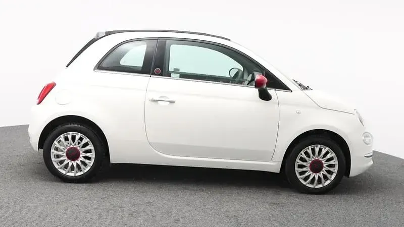 Used Fiat 500C Red 70 HP (51 kW) 2023 White Cabriolet