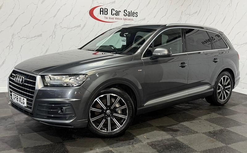 Used Audi Q7 S-Line 218 HP (160 kW) 2018 Grey SUV