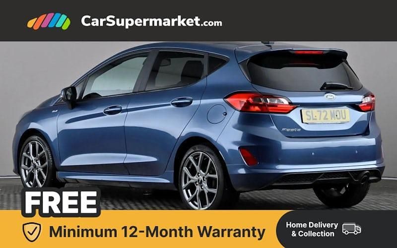 Used Ford Fiesta ST-Line 101 HP (74 kW) 2022 Blue Hatchback