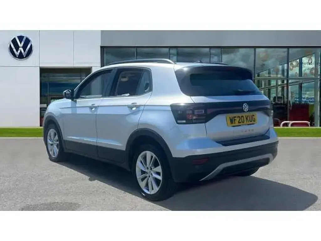 Used VW T-Cross SE 95 HP (69 kW) 2020 Reflex silver metallic SUV