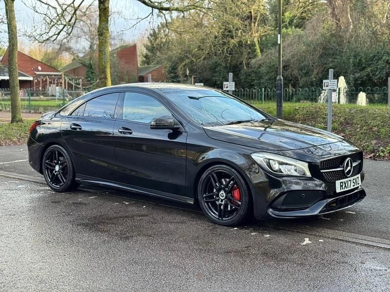 Black Used 2017 Mercedes CLA220 AMG line Sedan | £10,995 (Fair price) - Image 1/4