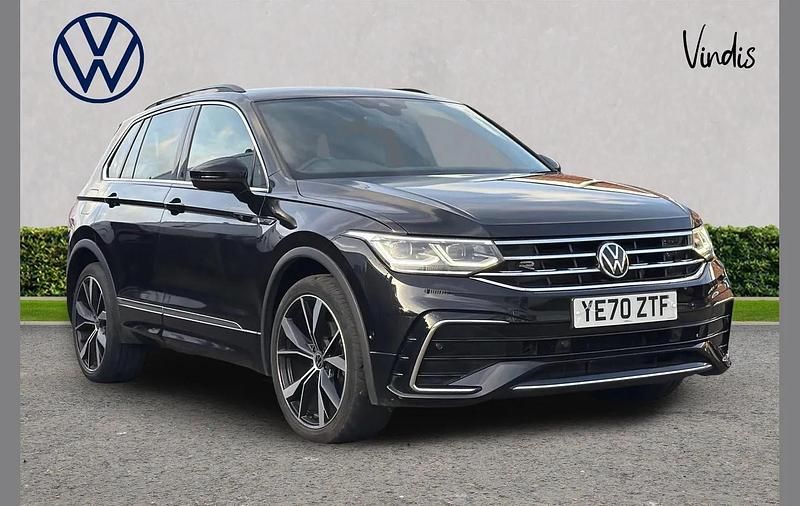 Used VW Tiguan R-line 150 HP (110 kW) 2020 Black SUV