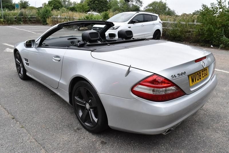 Used Mercedes SL500 2008 Silver Cabriolet