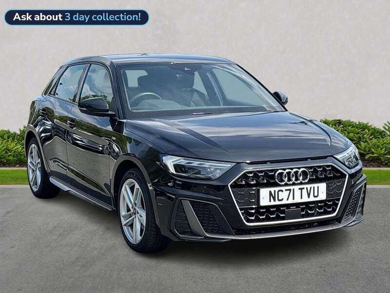 Black Used 2022 Audi A1 S-Line Hatchback | £19,343 (Fair price) - Image 1/4