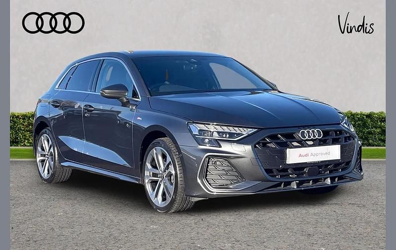 Grey Used 2025 Audi A3 e-tron S-Line Hatchback | £30,900 (Good price) - Image 1/4