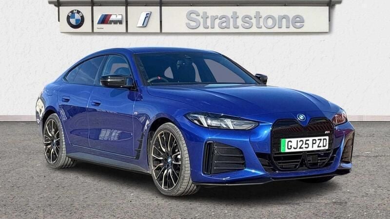 Blue New 2025 BMW i4 Shadowline Sedan | £49,890 (Super price) - Image 1/3