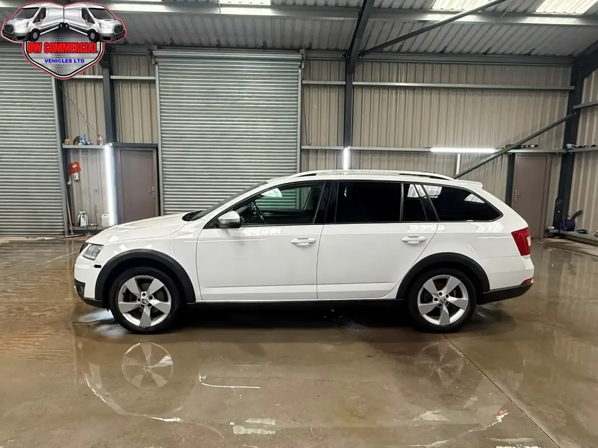 Used Skoda Octavia Scout 4x4 150 HP (110 kW) 2019 White Estate