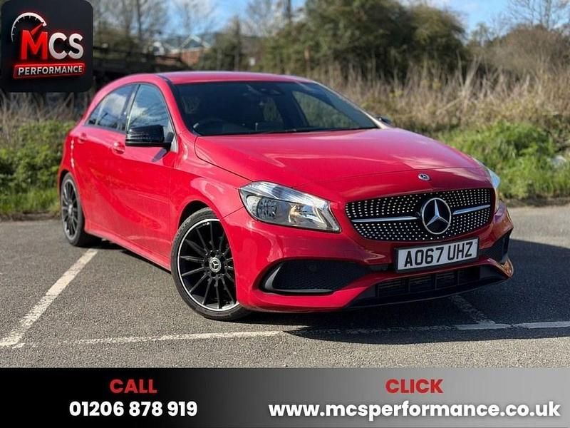 Used Mercedes A160 AMG line 102 HP (75 kW) 2017 Red Hatchback