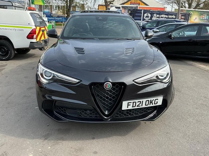 Used Alfa Romeo Stelvio Quadrifoglio 510 HP (375 kW) 2021 Black SUV