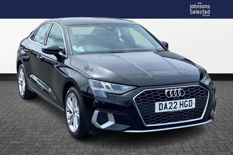 Black Used 2022 Audi A3 Sport Sedan | £21,599 (Super price) - Image 1/4