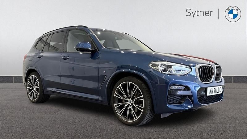 Blue Used 2021 BMW X3 M Sport SUV | £32,750 (Fair price) - Image 1/4