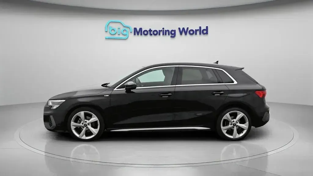 Used Audi A3 Sportback S-Line 150 HP (110 kW) 2022 Black Hatchback