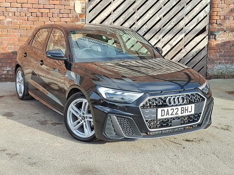 Black Used 2022 Audi A1 S-Line Hatchback | £15,698 (Fair price) - Image 1/4