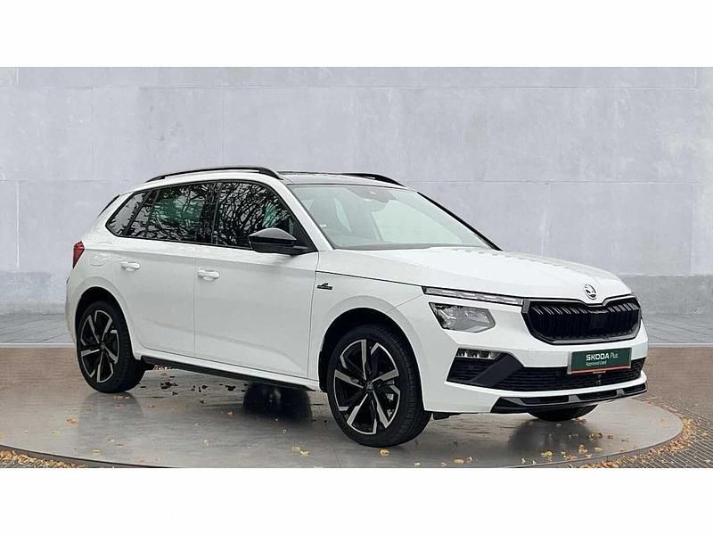 Used Skoda Kamiq Monte Carlo 150 HP (110 kW) 2025 Moon white metallic SUV